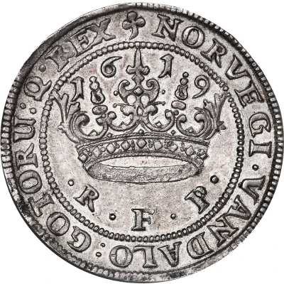 1 Krone - Christian IV back