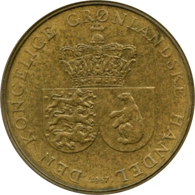 1 Krone - Frederik IX front