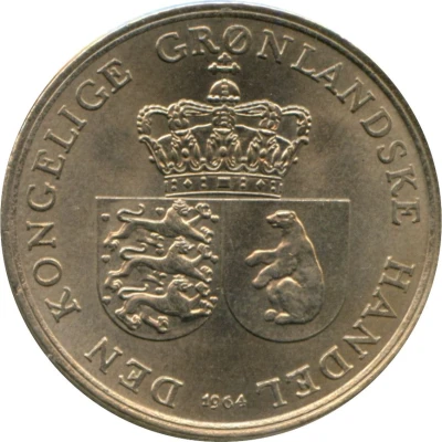 1 Krone - Frederik IX front