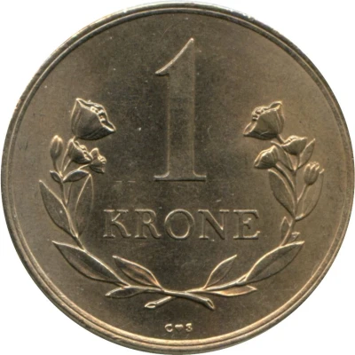 1 Krone - Frederik IX back