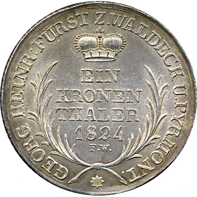 1 Kronenthaler - George Frederick Henry back