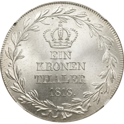 1 Kronenthaler - William I back