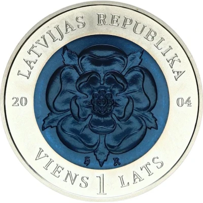 1 Lats Coin of Time I front