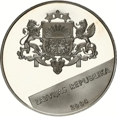 1 Lats Latvia-European Union front