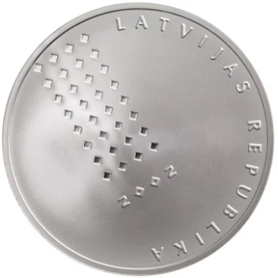 1 Lats National Library of Latvia front