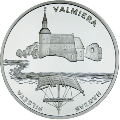 1 Lats Valmiera back