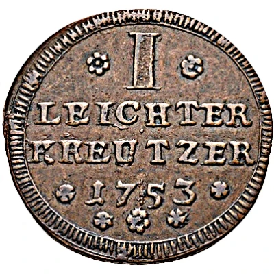 1 Leichter Kreuzer - Charles Philip of Greiffenklau-Vollraths back