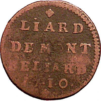 1 Liard - Leopold Eberhard back