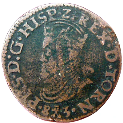 1 Liard - Philip II front