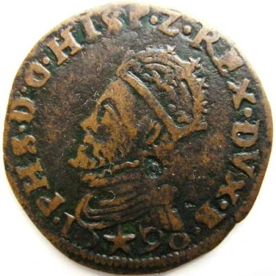 1 Liard - Philip II front