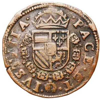 1 Liard "des Etats" - Philip II States in Revolt ND back