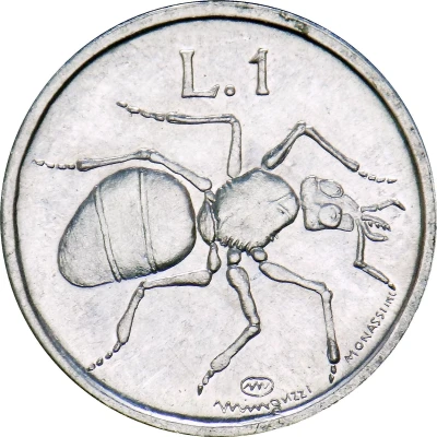 1 Lira Ant back