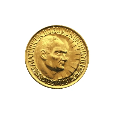 1 Lira Atatürk back