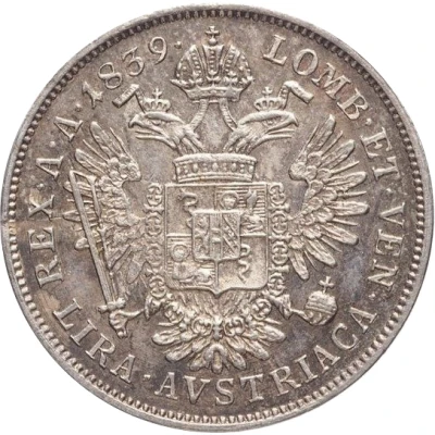 1 Lira - Ferdinand I back