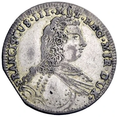 1 Lira - Francesco III d'Este front