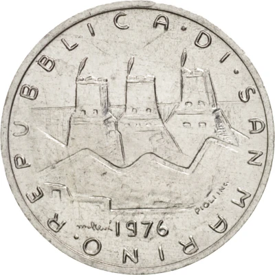 1 Lira Hands with Flags front