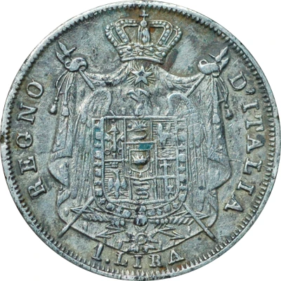 1 Lira - Napoleon back