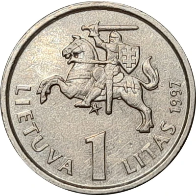 1 Litas Bank of Lithuania front