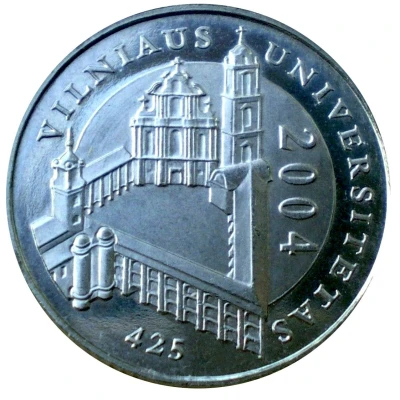 1 Litas Vilnius University back