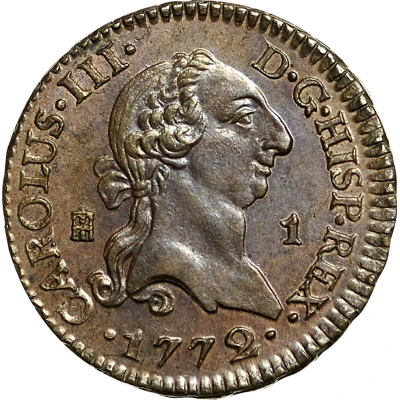 1 Maravedi - Charles III front