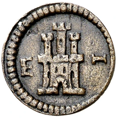 1 Maravedi - Philip III monogram back