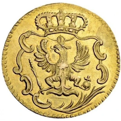 1 Mariengroschen - Frederick II Gold pattern strike front