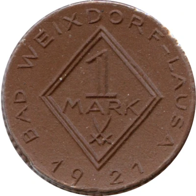 1 Mark - Bad Weixdorf-Lausa front