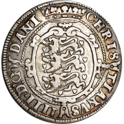 1 Mark Dansk - Christian IV front