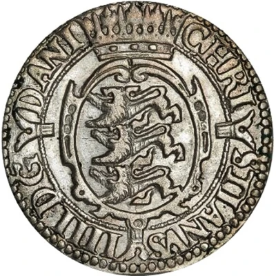 1 Mark Dansk - Christian IV front