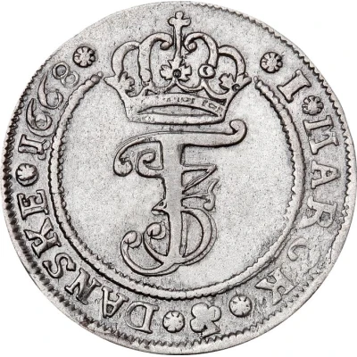 1 Mark Dansk - Frederik III front