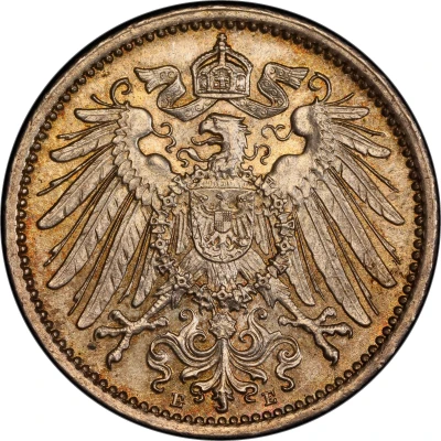 1 Mark - Wilhelm II type 2 - small shield front