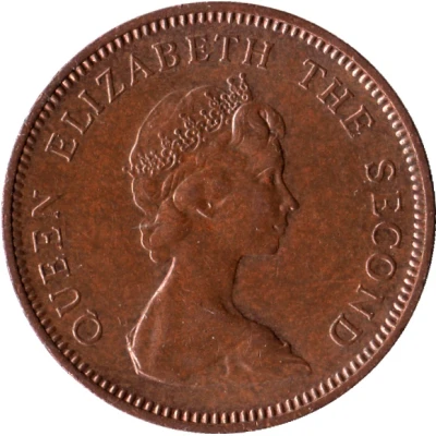 1 New Penny - Elizabeth II 2nd portrait front