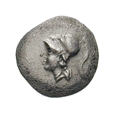 1 Obol Without legend; open wings; facing left 280 BC - 275 BC front