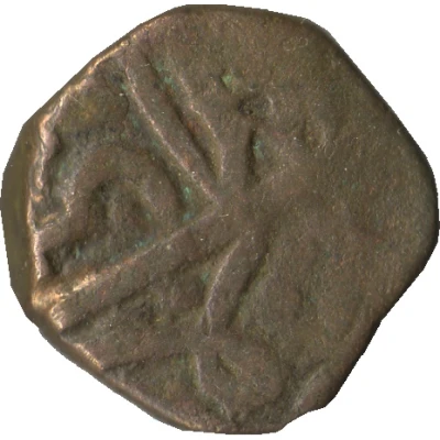 1 Paisa - Aurangzeb Akbarabad back