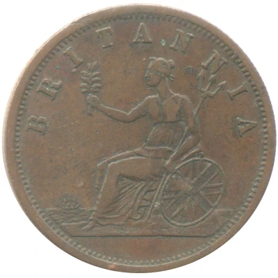 1 Penny - Alfred Nicholas Hobart; Tasmania ND back