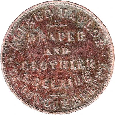 1 Penny - Alfred Taylor Adelaide; South Australia ND back