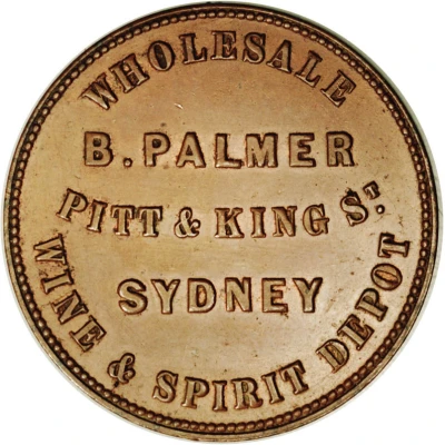 1 Penny - B. Palmer Sydney; New South Wales ND back