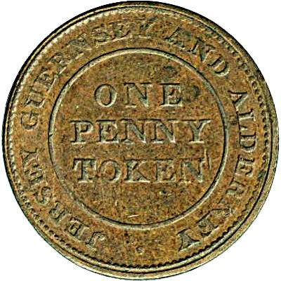 1 Penny Bank Token ND front