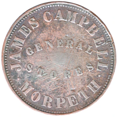 1 Penny - Campbell, James Morpeth; New South Wales ND front