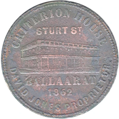 1 Penny - David Jones Ballarat; Victoria back