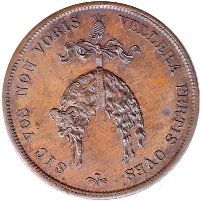 1 Penny - E.F. Dease (Launceston; Tasmania) ND back