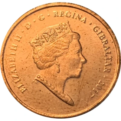 1 Penny - Elizabeth II 1967 Referendum Anniversary front