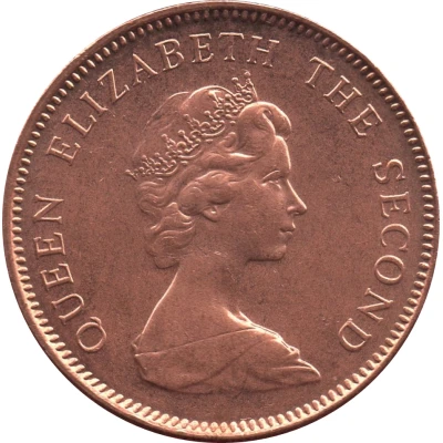 1 Penny - Elizabeth II 2nd portrait; magnetic front