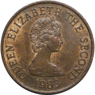 1 Penny - Elizabeth II 2nd portrait front