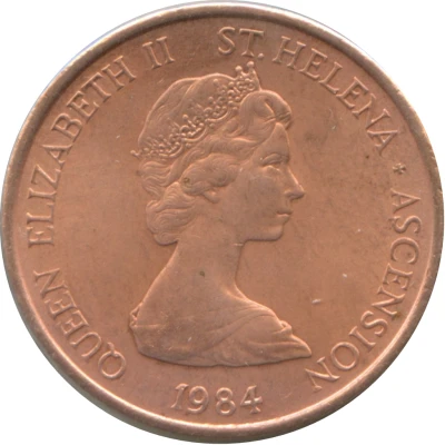 1 Penny - Elizabeth II 2nd portrait front