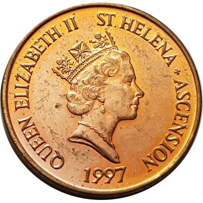 1 Penny - Elizabeth II 3rd portrait front