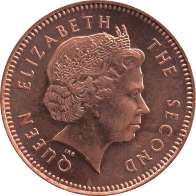 1 Penny - Elizabeth II 4th portrait front