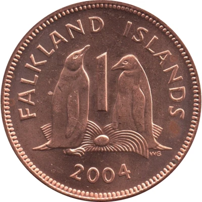 1 Penny - Elizabeth II 4th portrait back