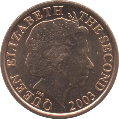 1 Penny - Elizabeth II 4th portrait front