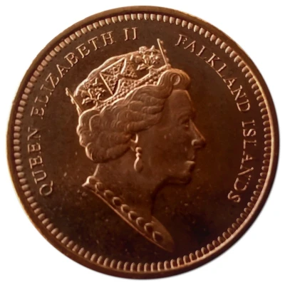 1 Penny - Elizabeth II 5th portrait front